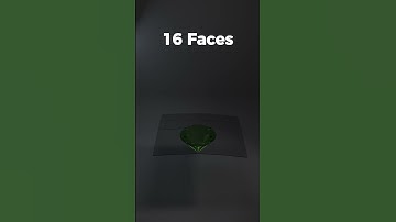 Blender Green Diamond vs Cloth Simulation 💎🟢