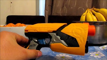 2012 Nerf Sharp shot, Blue trigger high performance version, unboxing and review