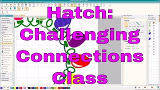 HATCH EMBROIDERY Challenge Class Can you make the right connections?😋