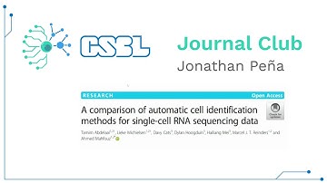 Journal Club - Automatic cell identification methods for single-cell RNA  (Jonathan Penã)