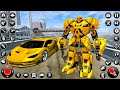 Flying Jet Transformation Robot Car Game Super Battle At City 2027 Nice - Android Gameplay