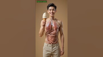 🍦 What Happens When You Eat Ice Cream? | Realistic Digestion Animation #Shorts