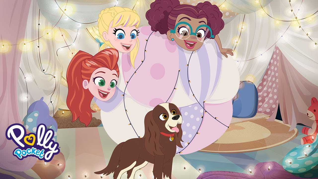 ⁣Polly, Lila, & Shani's BEST Sleepover Ever! | Polly Pocket™: Friendship Locket Adventures E