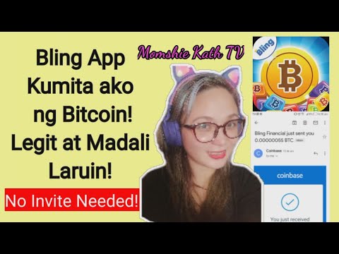 Bitcoin Blocks : Live Withdrawal and Proof | Bling App | No Invite Needed | Momshie Kath TV