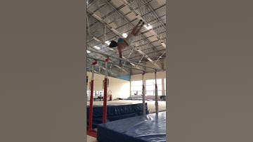 Handstand 360 basic 🥴      Parallel bar. #gymnast #gymnasticsfails #gymnasticclass #gymnasticsbars