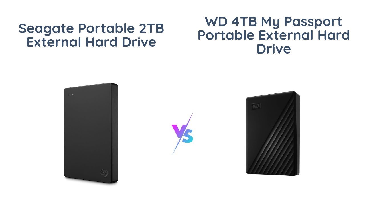 Seagate vs Western Digital Which portable hard drive is superior
