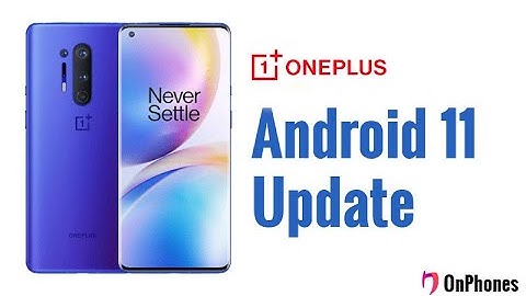 oneplus 8 and 8 Pro official Android 11 update