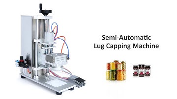 How To Use Semi Automatic Desktop Glass Bottle Twist Off Capping Machine