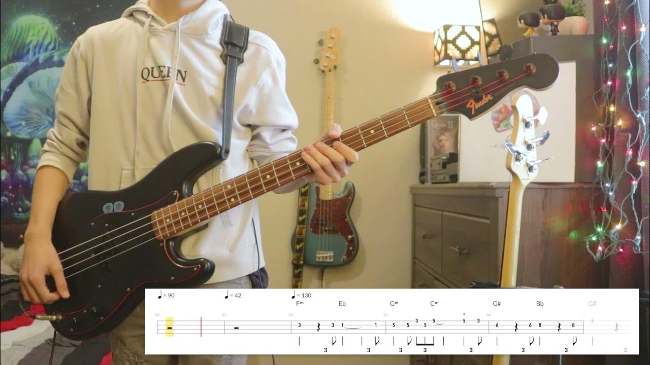 Queen Lazing On A Sunday Afternoon (Bass Cover WITH PLAY ALONG TABS) YouTube