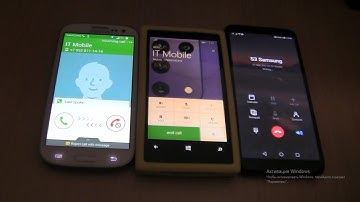 Over the Horizon Incoming call&Outgoing call at the Same Time Nokia Lumia 920+ Honor 9s + Samsung S3