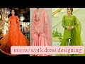 mirror work dress designing ideas 2022|mirror dress@RR fashion point|mirror lace #design#mirrorwork