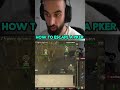 How To Escape A PKer