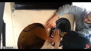 Eman Bass Scion xb Bass wall installation build part 2