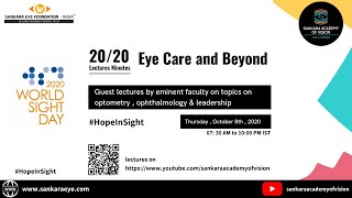 Pale/Swollen Discs - What next_World Sight Day 2020_SankaraAcademyofVision #Recorded