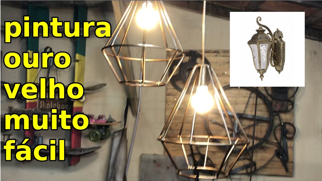 Aprenda a fazer ouro envelhecido