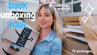 my first massive book unboxing haul of 2023