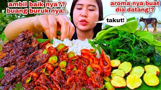 EAT SEMUR JENGKOL, SPICY SWEET SQUID, PAPAYA LEAF BOILED, RAW JENGKOL LALAPAN, PAKCOY