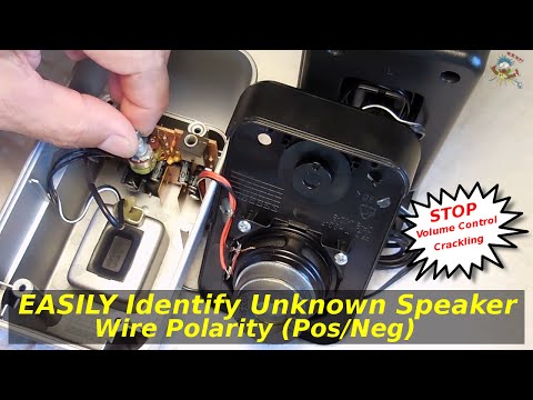 How To Easily Identify Speaker Wire Polarity(Positive & Negative)