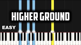 Famous Higher Ground | EASY PIANO TUTORIAL BY Extreme Midi Wealth