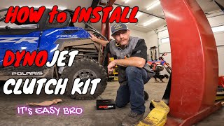 HOW to INSTALL DYNOJET CLUTCH KIT in 2023 POLARIS RZR 900