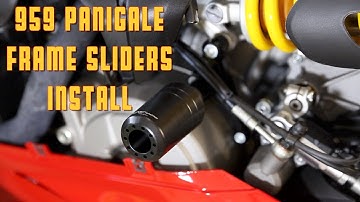 Ducati 959 Panigale - CNC Racing Frame Sliders Installation