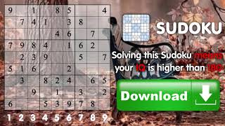 Sudoku | Brain Game | IQ Test | IQ Game | Brain Test| Sharpen your mind screenshot 5