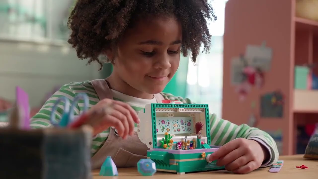 Lego Disney Baú De Tesouro Da Ariel 370 Peças 43229