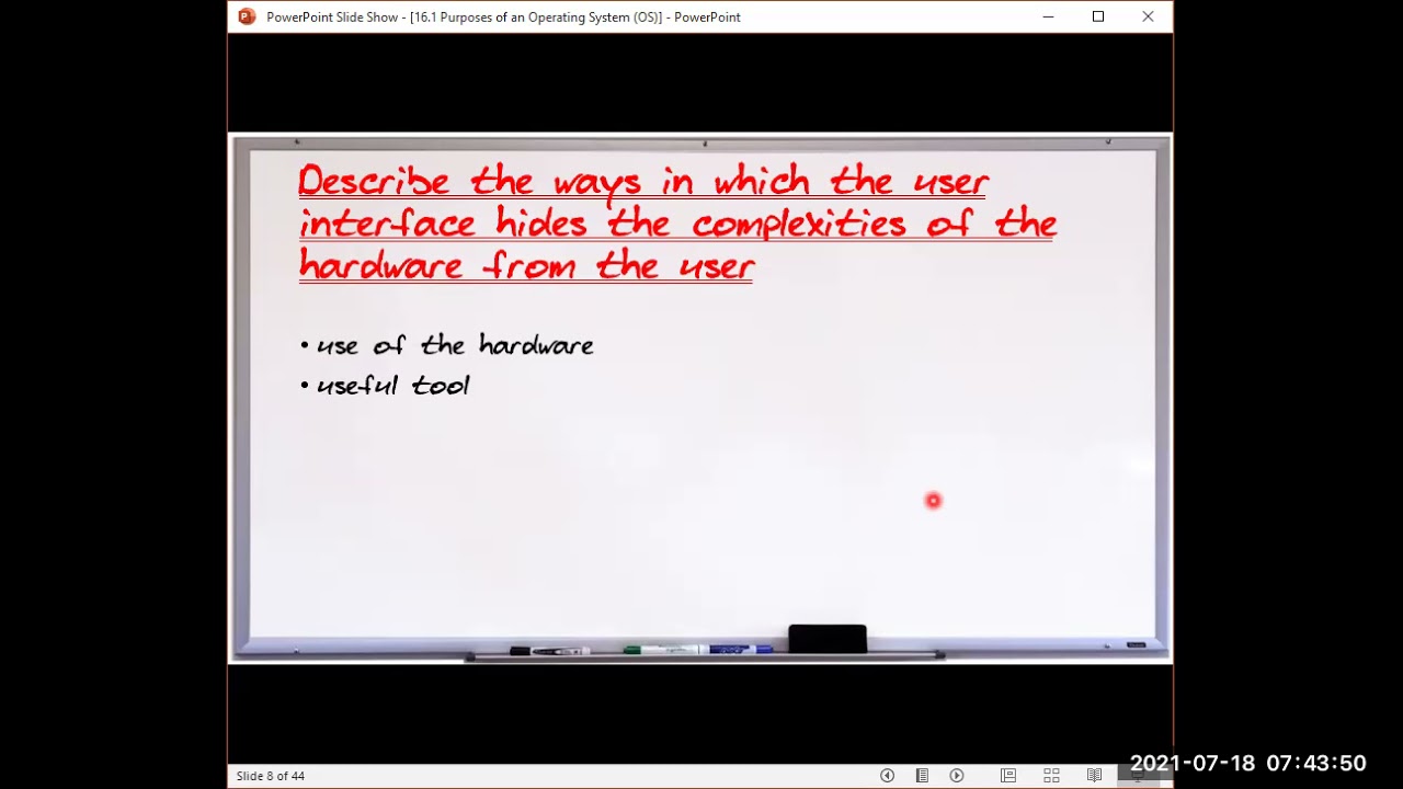 16.1 Purposes of Operating System Part 1