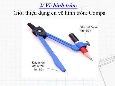 Môn toán lớp 3 - tuần 22, bài hình tròn, tâm, đường kính, bán kính