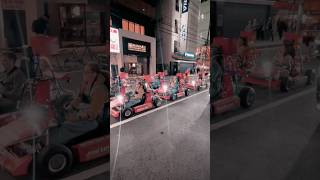 Racing Mario-style go-karts on the streets of Osaka #japantravel #supermario