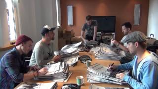 The Overtones - Signing Calendars!