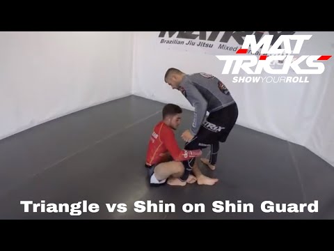 Counter the Shin on Shin Guard with a Triangle Choke