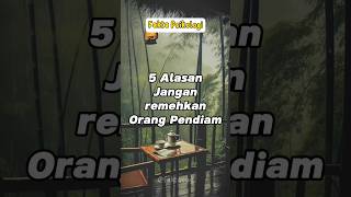 Download Lagu 5 alasan jangan meremehkan orang pendiam #fakta #faktapsikologi #fyi #shorts MP3