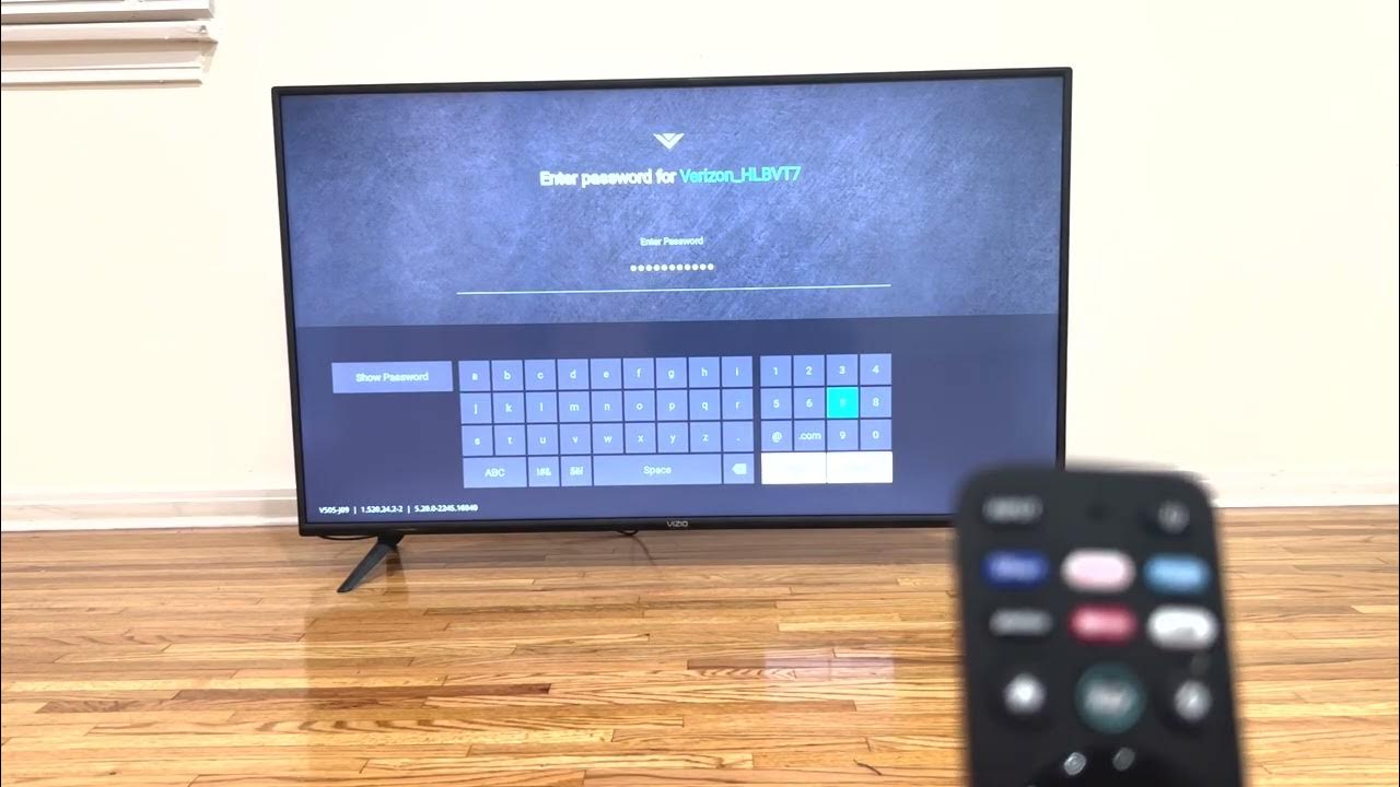 How To Put Parental Controls On Vizio Smart Tv Setting up /Set up process of a Vizio Smart TV(V505-J09) - YouTube