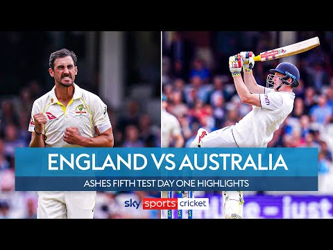 England bowled OUT by Australia's strong bowling attack ☄️ | Day one fifth Test | Ashes Highlights