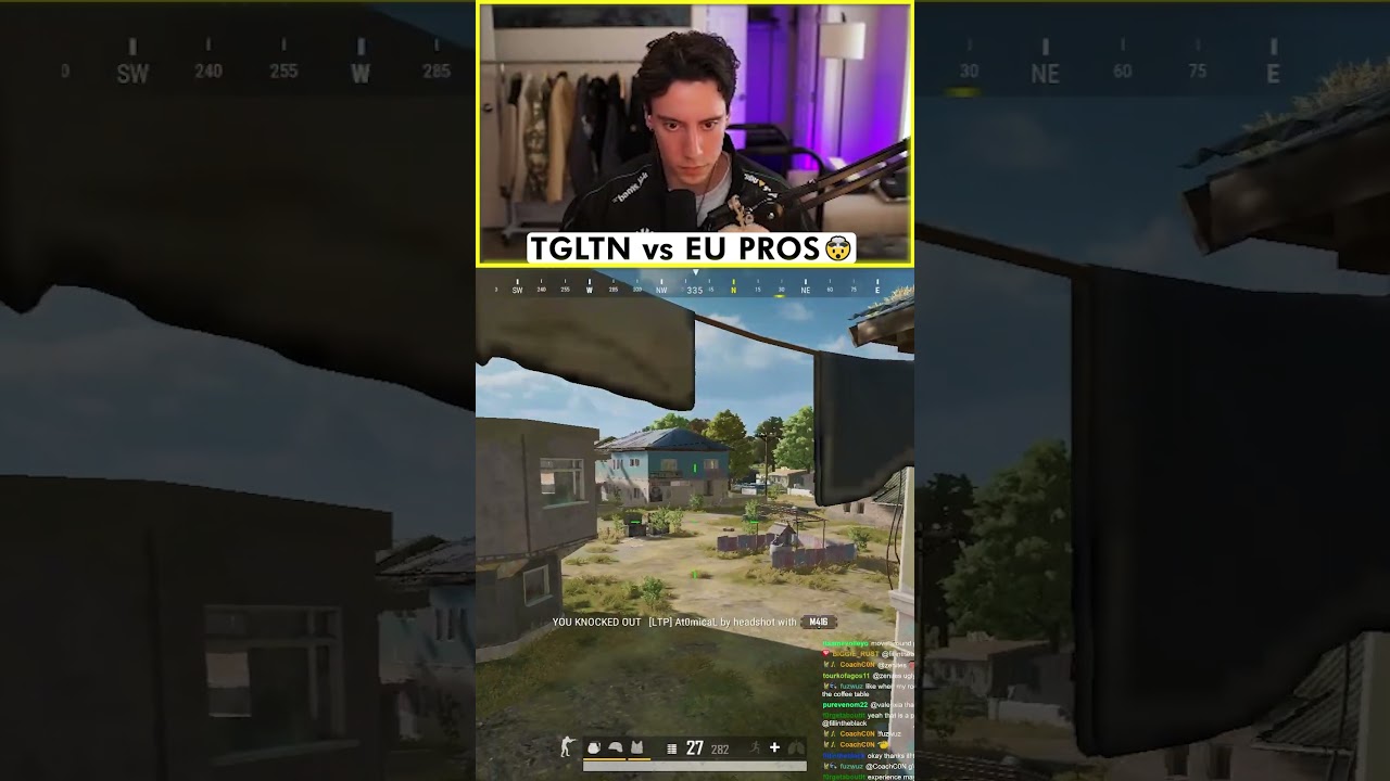TGLTN vs EU PUBG PROS!