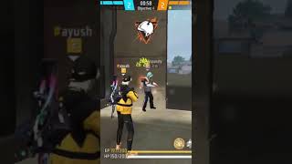 Free Fire Max  cs rank 1/v/s/ 4 #freefire #viarlshort #gaming video#comedyshorts
