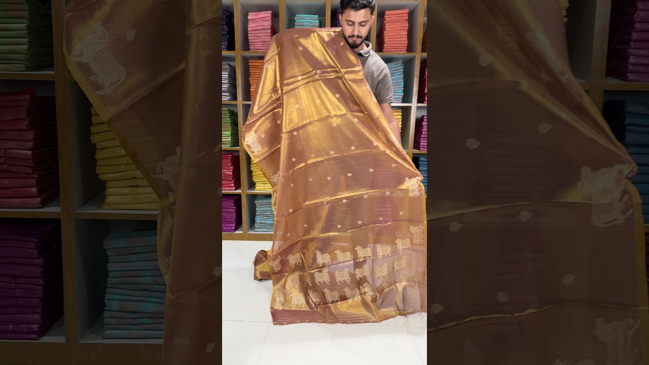 Heritage Art Edit – Pichwai Pattern Tissue Silk Saree