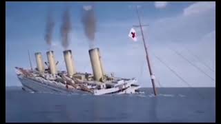 Britannia, Lusitania, Titanic sinking in rivers #sinking #10000 #titanic  #whitestarline #britannia