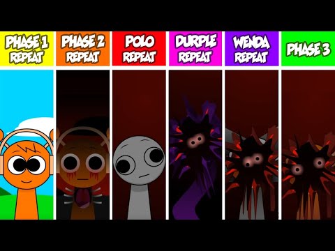 Incredibox Sprunki But Phase 1, Phase 2, Polo, Wenda and Durple REPEAT After PHASE 3