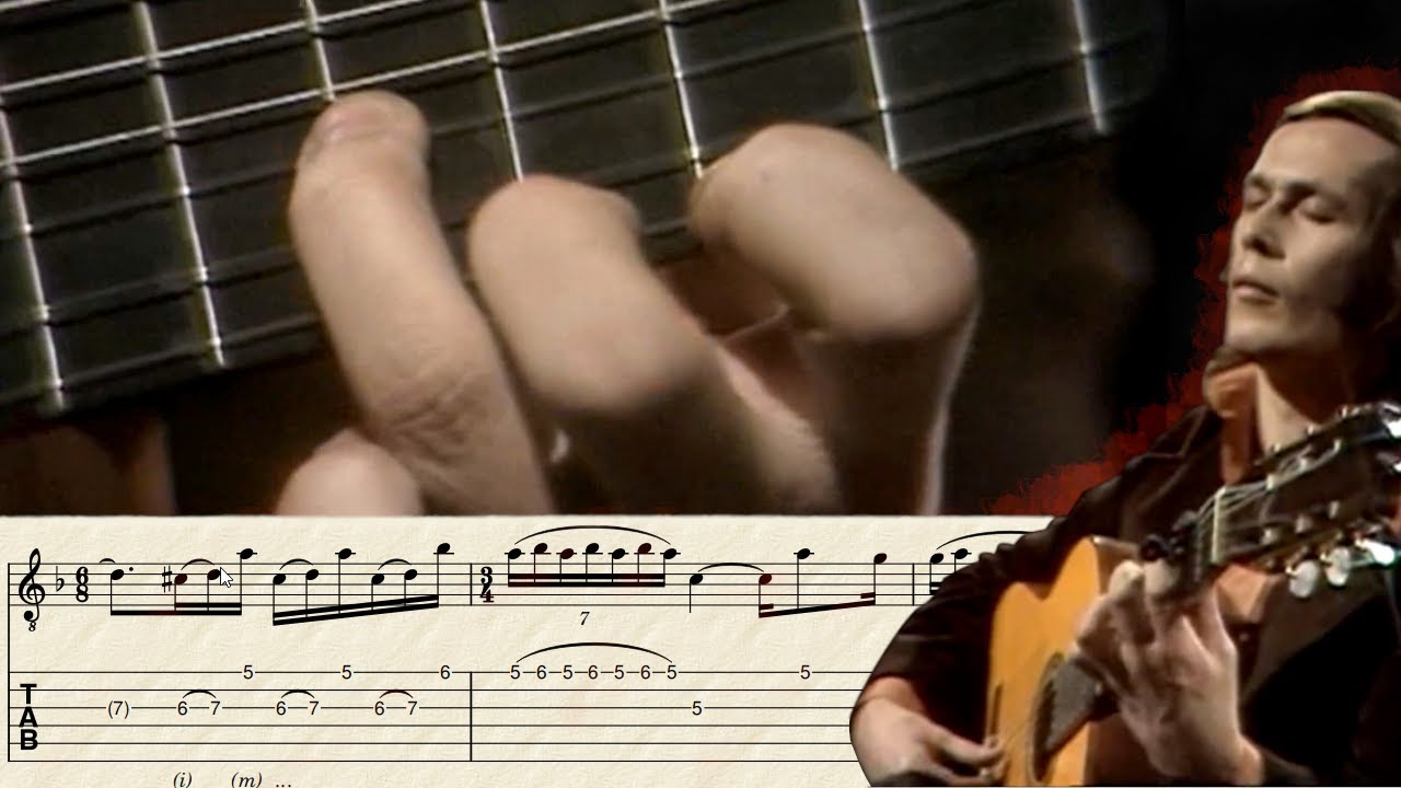 Paco de lucia Almoraima Tutorial - YouTube