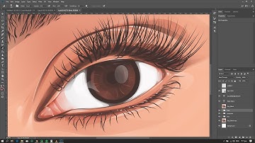 EYE Vector Art / Vexel Art / Cartoon Effect Photoshop [SPEED ART]