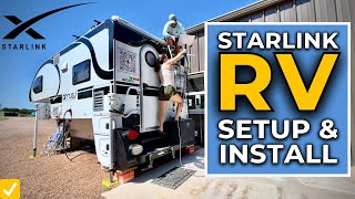 🛰 STARLINK RV Setup & Install // Full-Time RV Internet