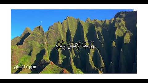 تلاوة مجودة من سورة لقمان