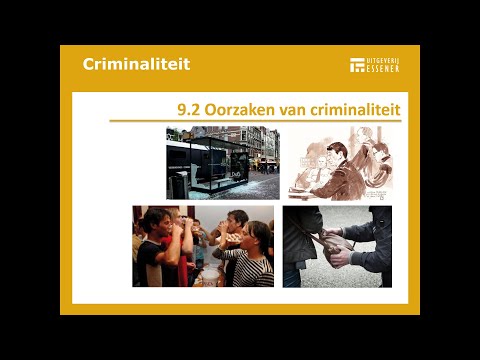 Video: Jeugdcriminaliteit: Oorzaken En Methoden Van Strijd