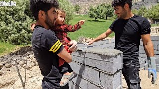 Building Dreams: A Brother's Assistance and Joyful Family Moments with Nahar