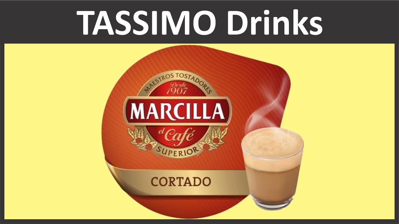Tassimo Drinks Marcilla Cortado ! YouTube
