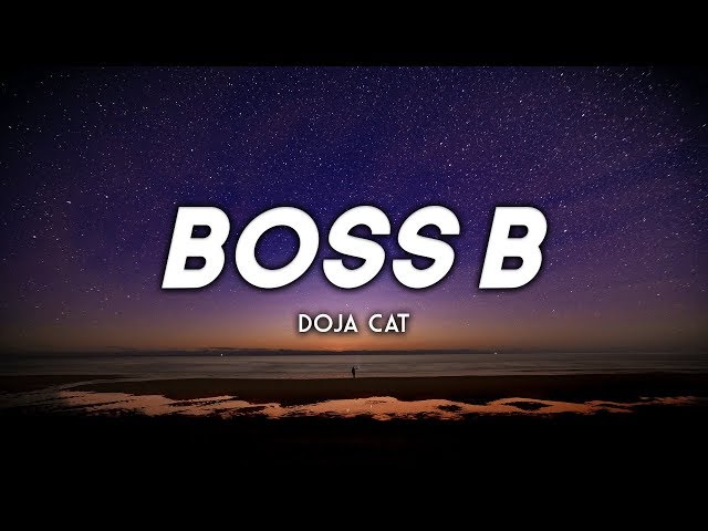 Doja Cat - Boss B (Clean - Lyrics) class=