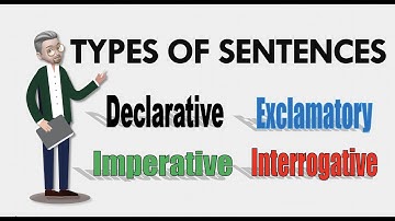 ESL - Types of sentences (declarative, interrogative, imperative and exclamatory)