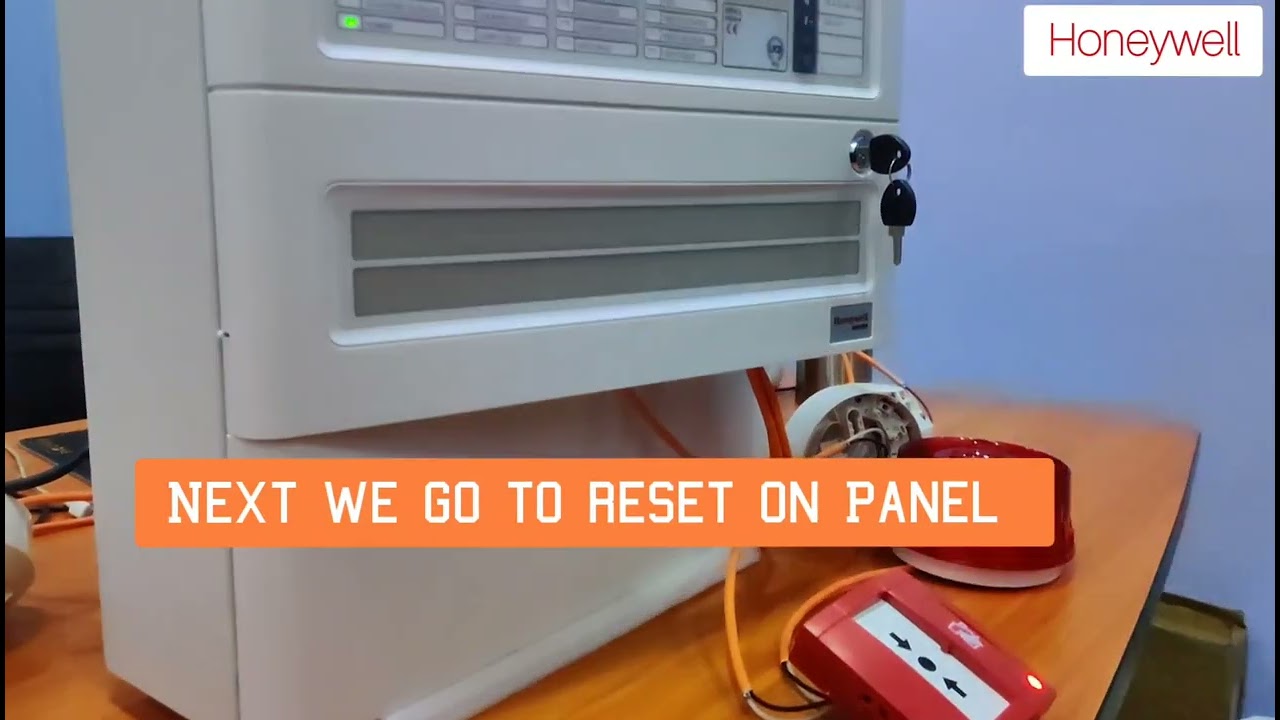 How ot test Manual Call Point MCP Honeywell Morley Addressable Fire Alarm